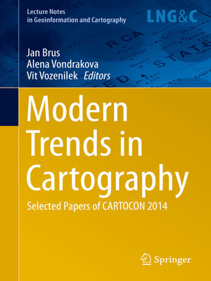 cover image of Modern Trends in Cartography